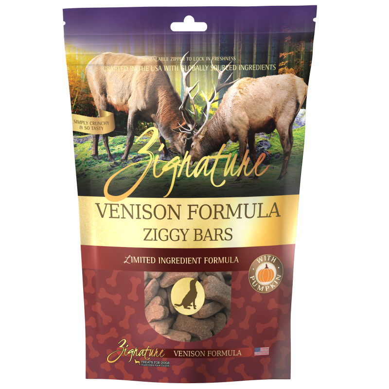 Zignature Venison Ziggy Bars