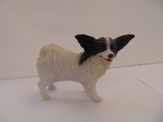 Papillon Figurine (Black and White)